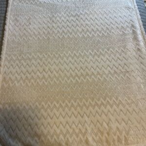 Soft Cream Chevron Kids Blanket